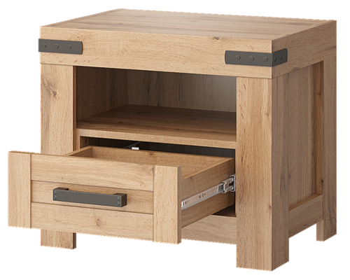 Мортиз Тумба прикроватная 1SN - заказать на Ozerco.com Мортиз Тумба прикроватная 1SN — Мебель-центр Озерцо