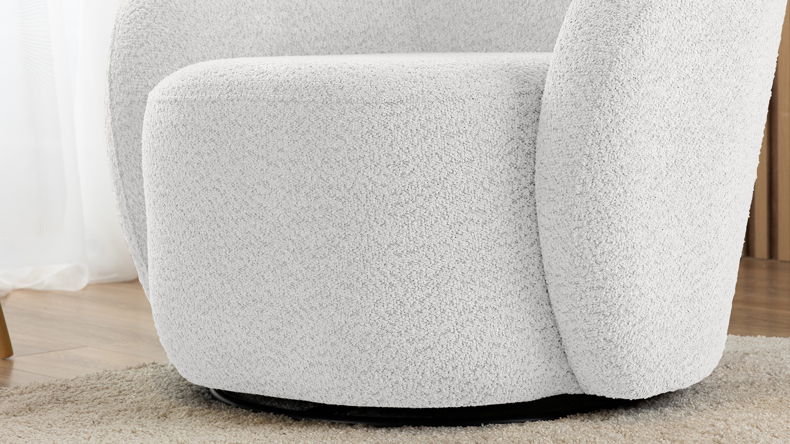 Кресло поворотное Nuage, ткань Soul 000 86x90 — купить в Озерце