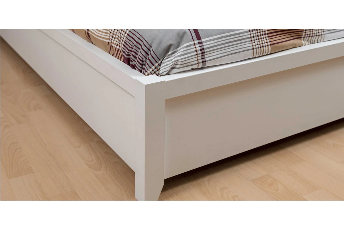 Кровать Норвуд 33 без орт.основания 140х200 (Белый/Орех шоколадный) - купить в Озерце