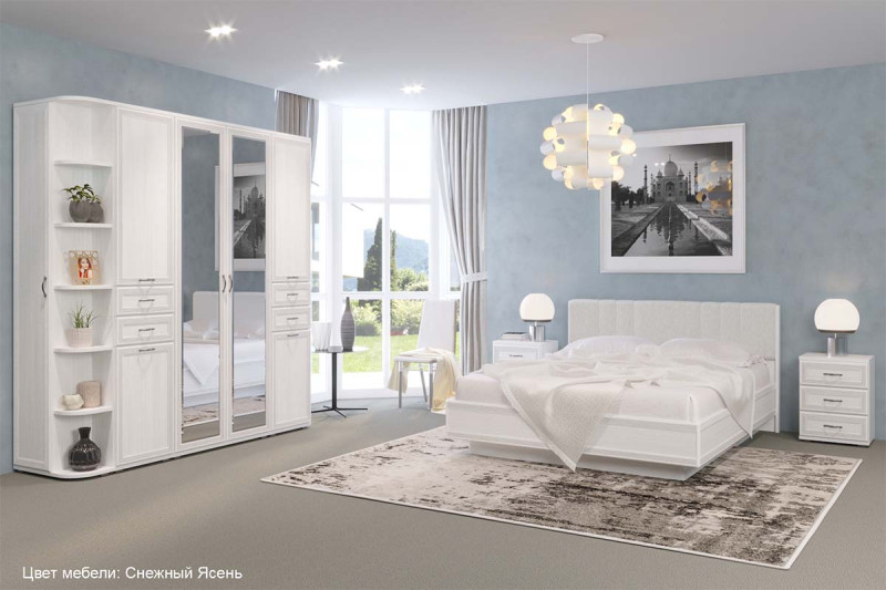 Спальня Карина-3 (Снежный Ясень) - купить в Озерце