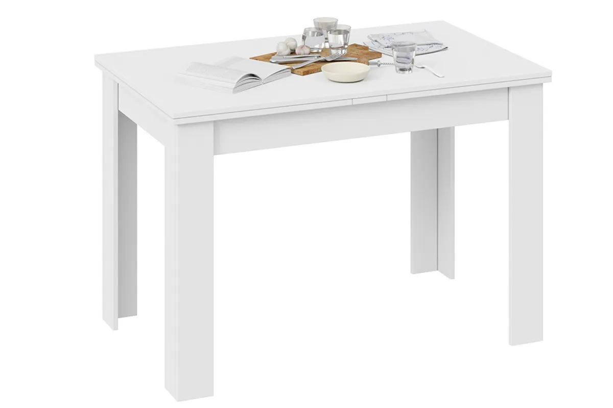 Стол раздвижной Промо тип 4 (Белый) - купить в Озерце