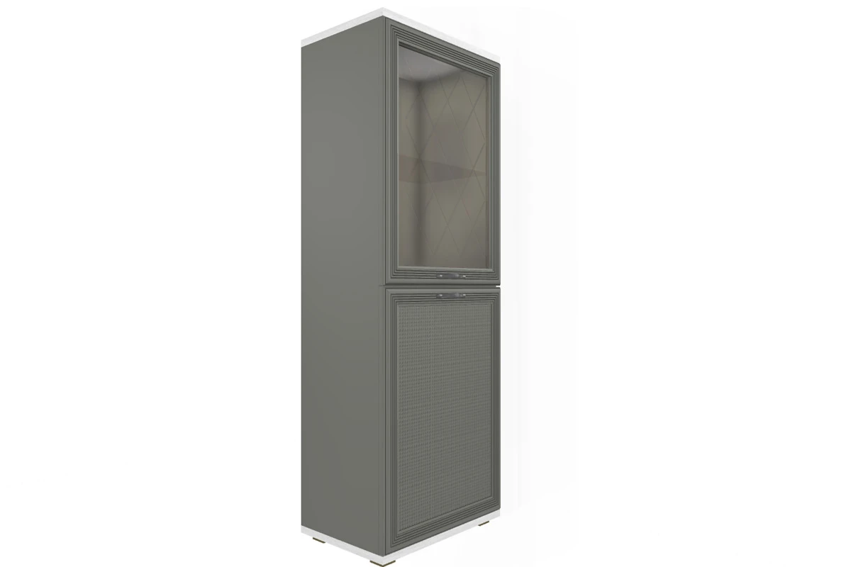 Гостиная Карина-22 (Снежный Ясень/Серый Оникс) — Мебель-центр Озерцо