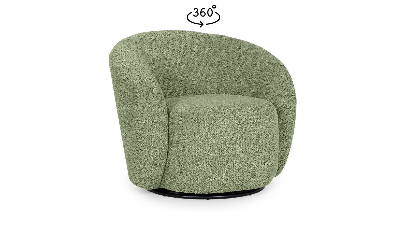 Кресло поворотное Nuage, ткань Soul 618 86x90 — купить в Озерце