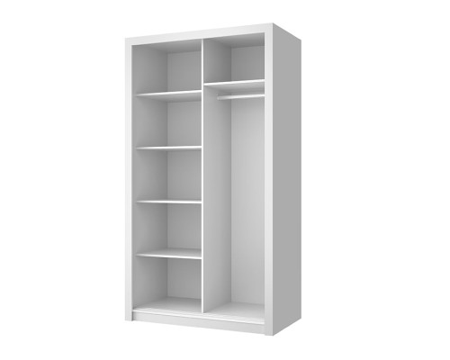 Милан, Шкаф 120. Цвет белый в мебель-центре Озерцо