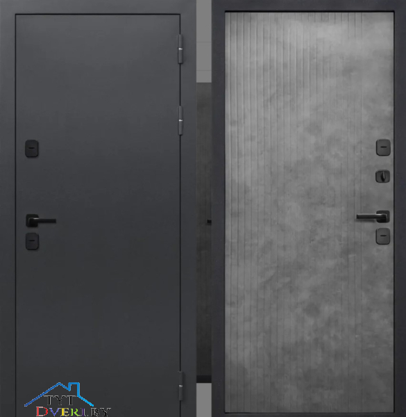 ISOTERMA Букле Букле графит - Бетон лофт грей