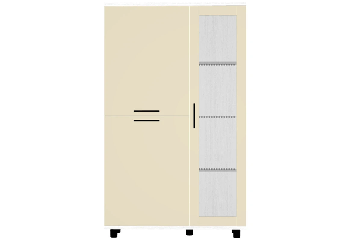 Шкаф многоцелевой ШК-5082-СЯ-КМ (Снежный Ясень/Кашемир Матовый) в мебель-центре Озерцо