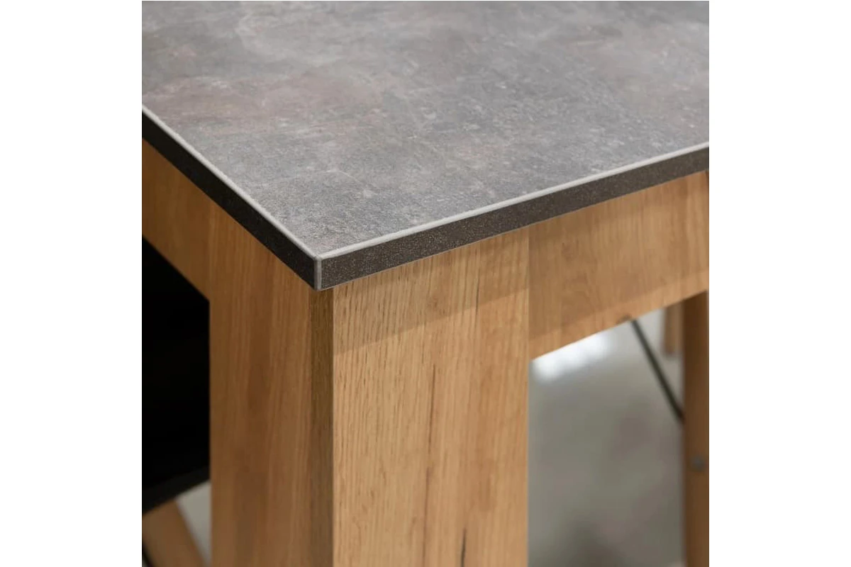 Стол обеденный Промо тип 1 (Дуб Крафт Золотой/Ателье темный) - купить в Озерце