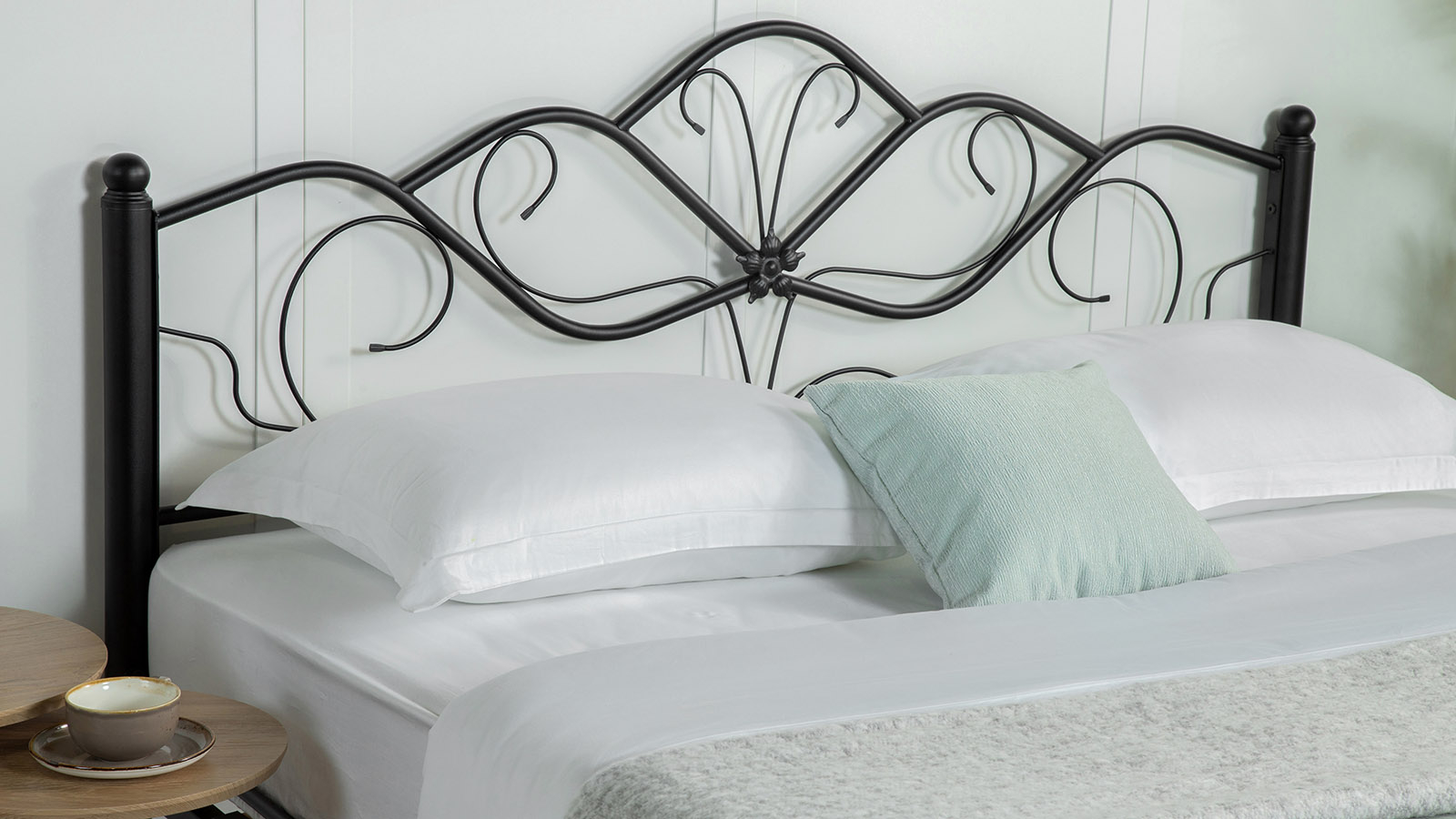 Кровать Luara, цвет чёрный 180x200 - купить в Озерце