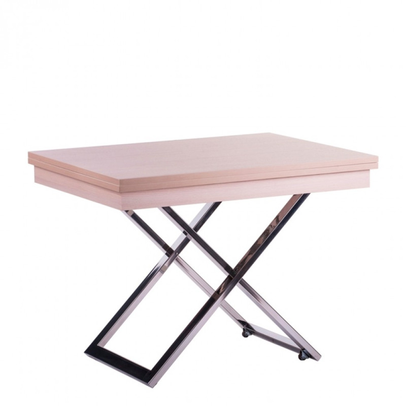 Стол-трансформер CROSS выбеленный дуб - купить в Озерце