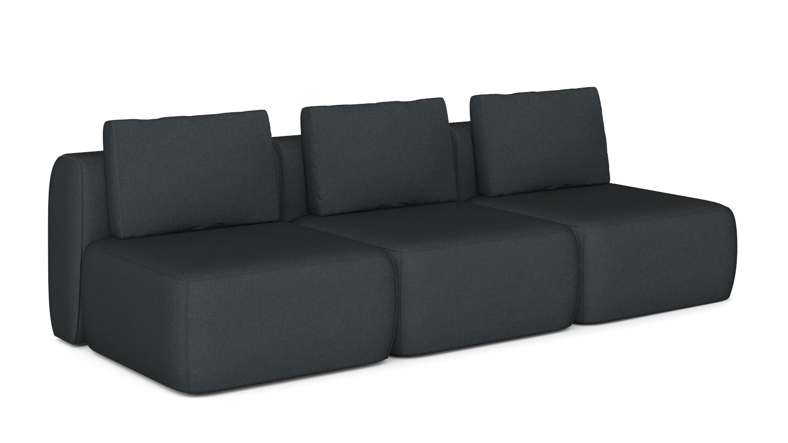 Диван модульный Мольто-3 секц-пуф 85+85+85-спинка 85+85+85-Тк. Forte 13 57x367 — купить в Озерце