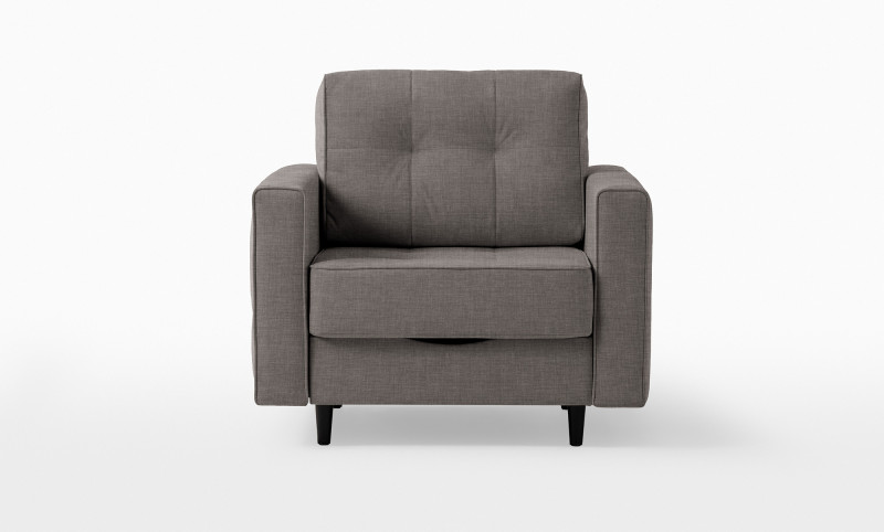Кресло -кровать Amani Pro, ткань Lidot grey (подлокотник: 15 см) — купить в Озерце