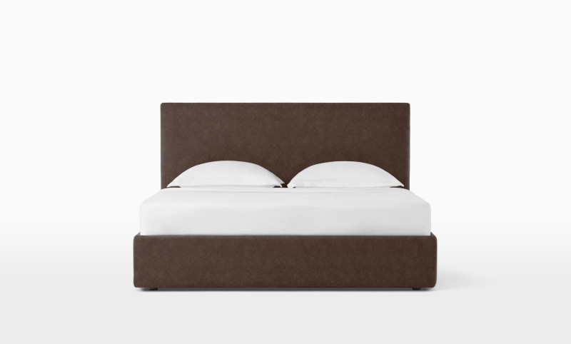 Кровать Adagio, ткань Galaktika Brown, 140x200 - купить в Озерце