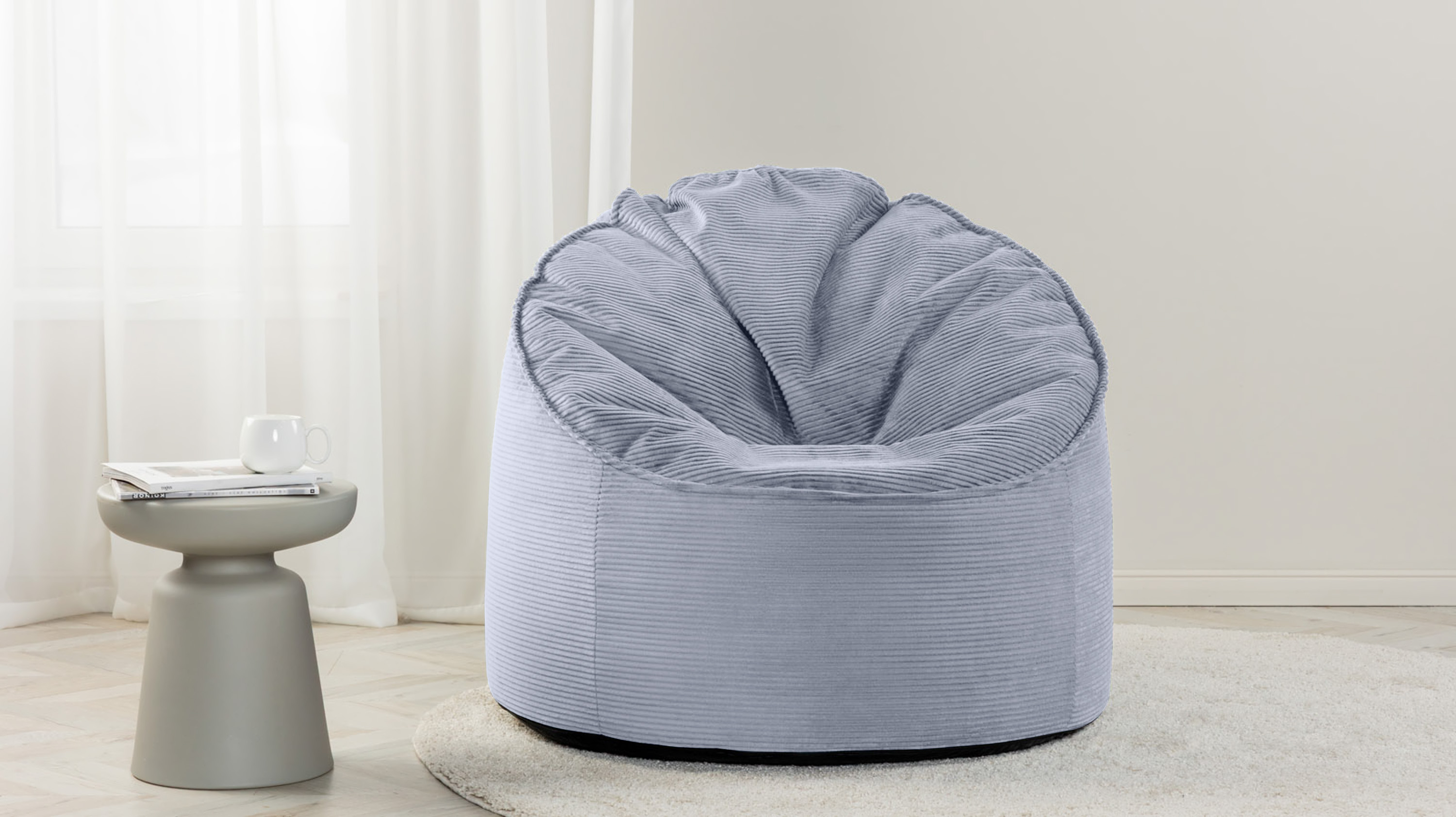 Кресло-мешок Borsa, Тк. Cilium Steel 100x100 — купить в Озерце