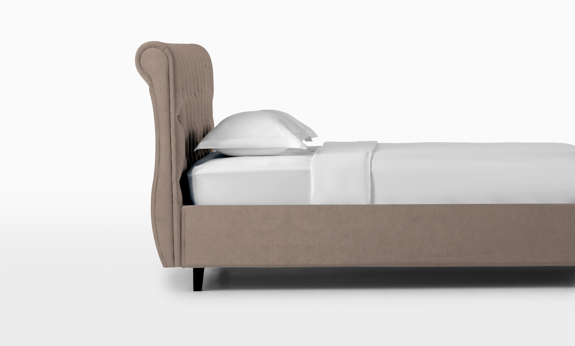 Кровать Allegro, ткань Sky Velvet 17, 160x200 - купить в Озерце