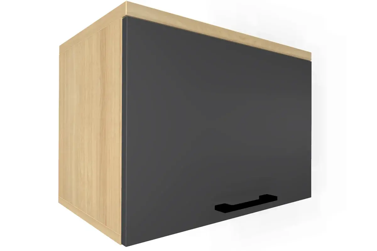 Прихожая Грейс комплект 5 (Ясень Асахи/Антрацит Матовый) — Мебель-центр Озерцо