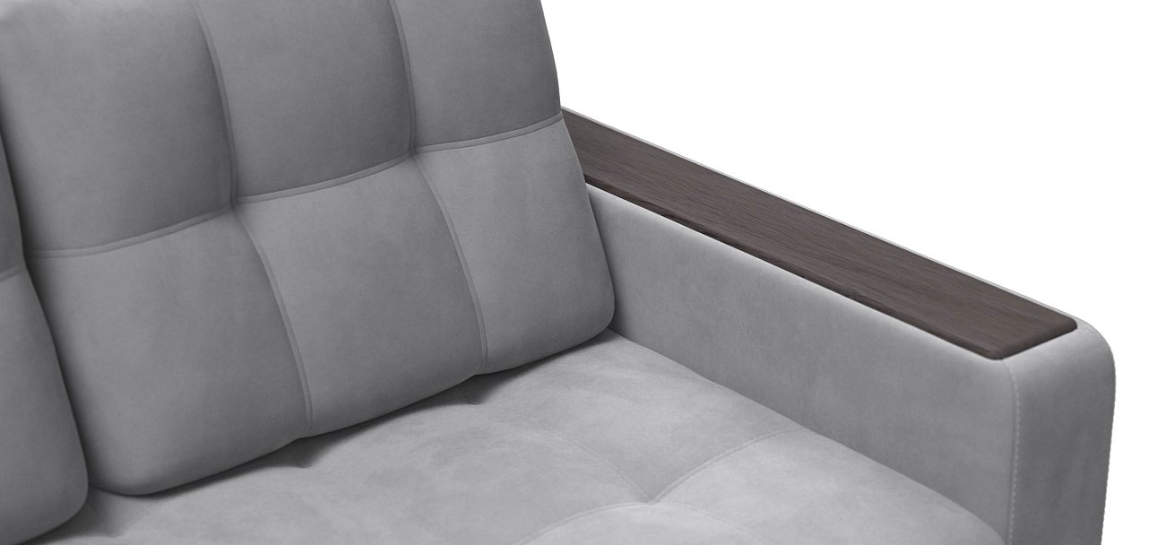 Босс Маркет двухместный диван Велюр Монолит сталь — купить в Озерце