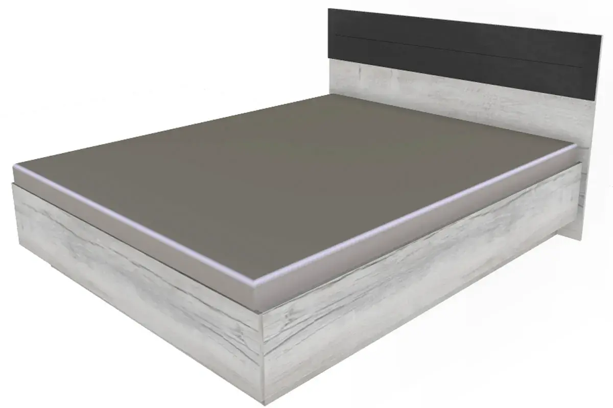 Спальня Neo комплект 2 (Дуб Шавиниган/Антрацит) - купить в Озерце