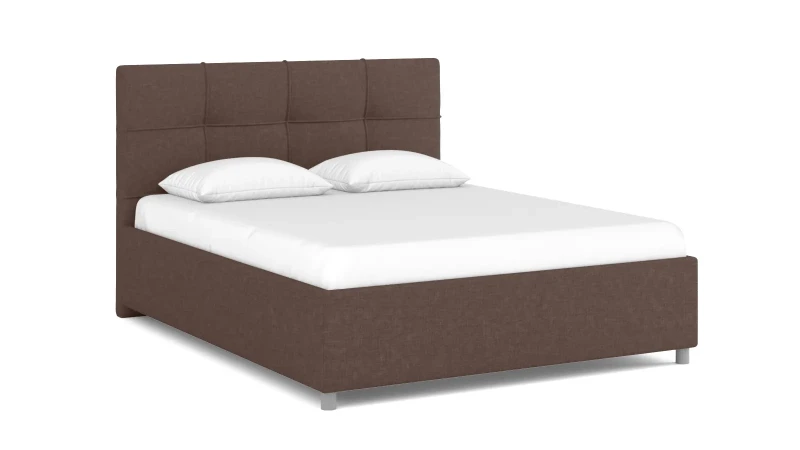 Кровать с подъемным механизмом Plato Elisa, ткань Lidot brown, 140x200 - купить в Озерце