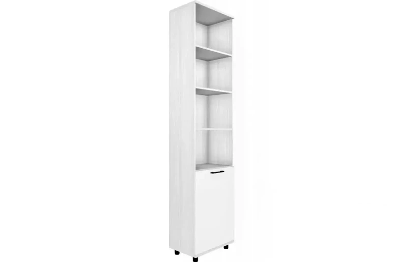 Шкаф многоцелевой ШК-5055-СЯ-БГ (Снежный Ясень/Белый Бриллиант Глянцевый) в мебель-центре Озерцо