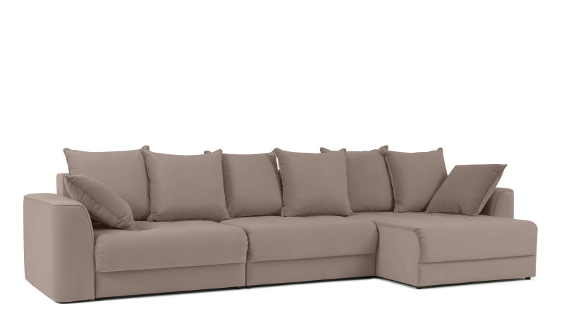 Диван угловой Monako New, Тк. Sky Velvet 17 156x356 — купить в Озерце