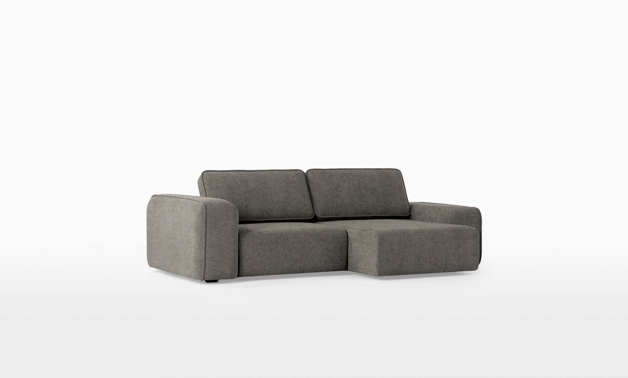 Диван угловой Enso, 2х секционный, ткань Montreal 1015 (с подлокотниками разной высоты L>R) Montreal 1015 (Тк. Монтреаль 1015) — купить в Озерце