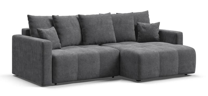 Босс Тренд угловой диван Шенилл Клауд графит — купить в Озерце