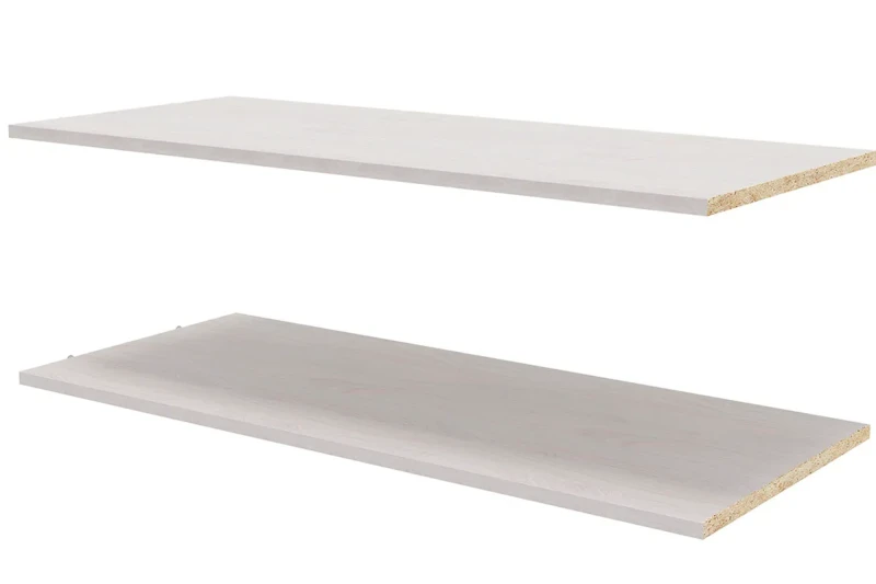 Комплект полок (2 шт.) РУМ 100см (Ясень Анкор светлый) - купить в Озерце