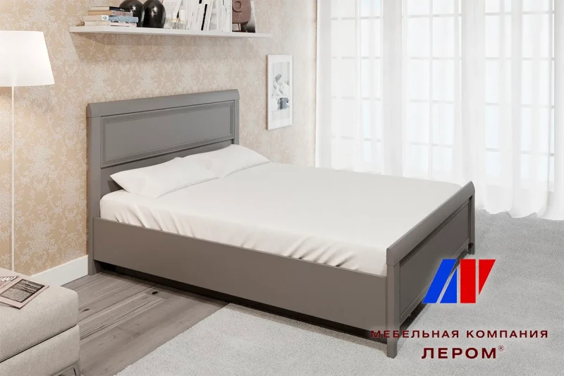 Кровать КР-1023-СО с ПМ 160х200 (Серый Оникс) - купить в Озерце
