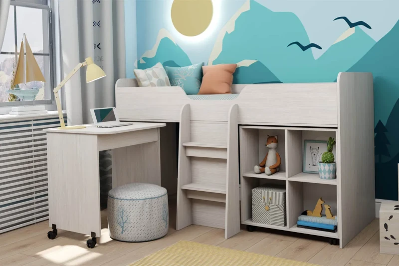 Кровать двухъярусная Каприз 14 без рисунка - купить в Озерце