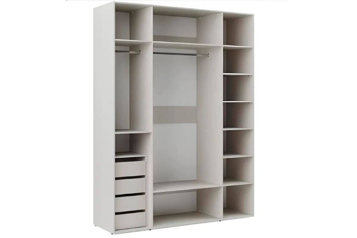 Шкаф Мария МШ 180.55 комплектация 6 (Дымчато-серый) в мебель-центре Озерцо