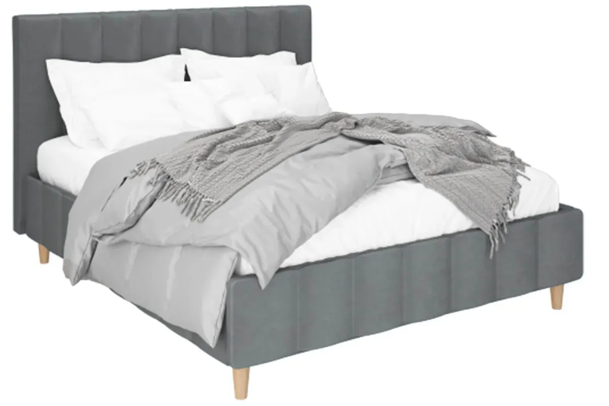 Кровать Сицилия 160х200 с ПМ (Civilia 25/Серый) 1 кат. - купить в Озерце