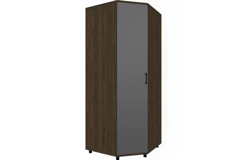 Шкаф для одежды и белья ШК-5011-ГТ-АМ (Гикори Джексон Темный/Антрацит Матовый) — купить в мебель-центре Озерцо Шкаф для одежды и белья ШК-5011-ГТ-АМ (Гикори Джексон Темный/Антрацит Матовый) в мебель-центре Озерцо