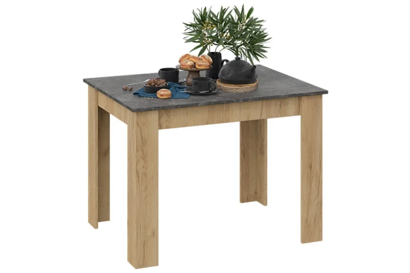 Стол обеденный Промо тип 1 (Дуб Крафт Золотой/Ателье темный) - купить в Озерце