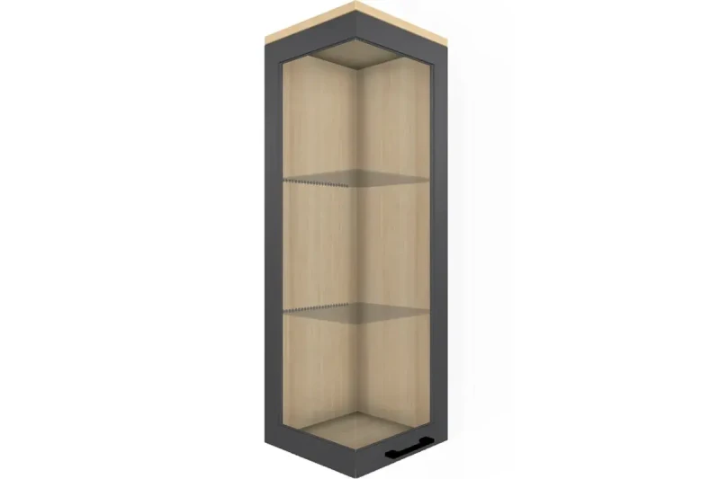 Антресоль АН-5007-АС-АМ (Ясень Асахи/Антрацит Матовый) в мебель-центре Озерцо