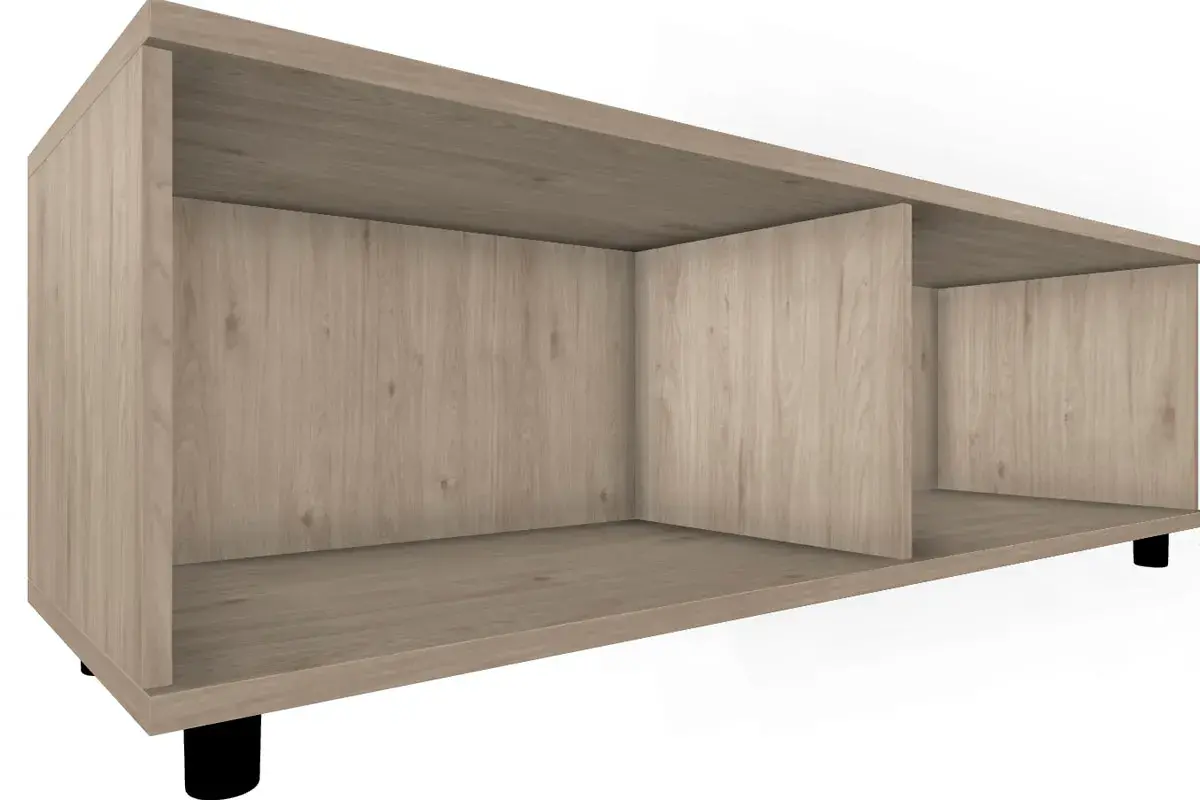 Тумба ТБ-5040-ГС-АМ (Гикори Джексон Светлый/Антрацит Матовый) — Мебель-центр Озерцо