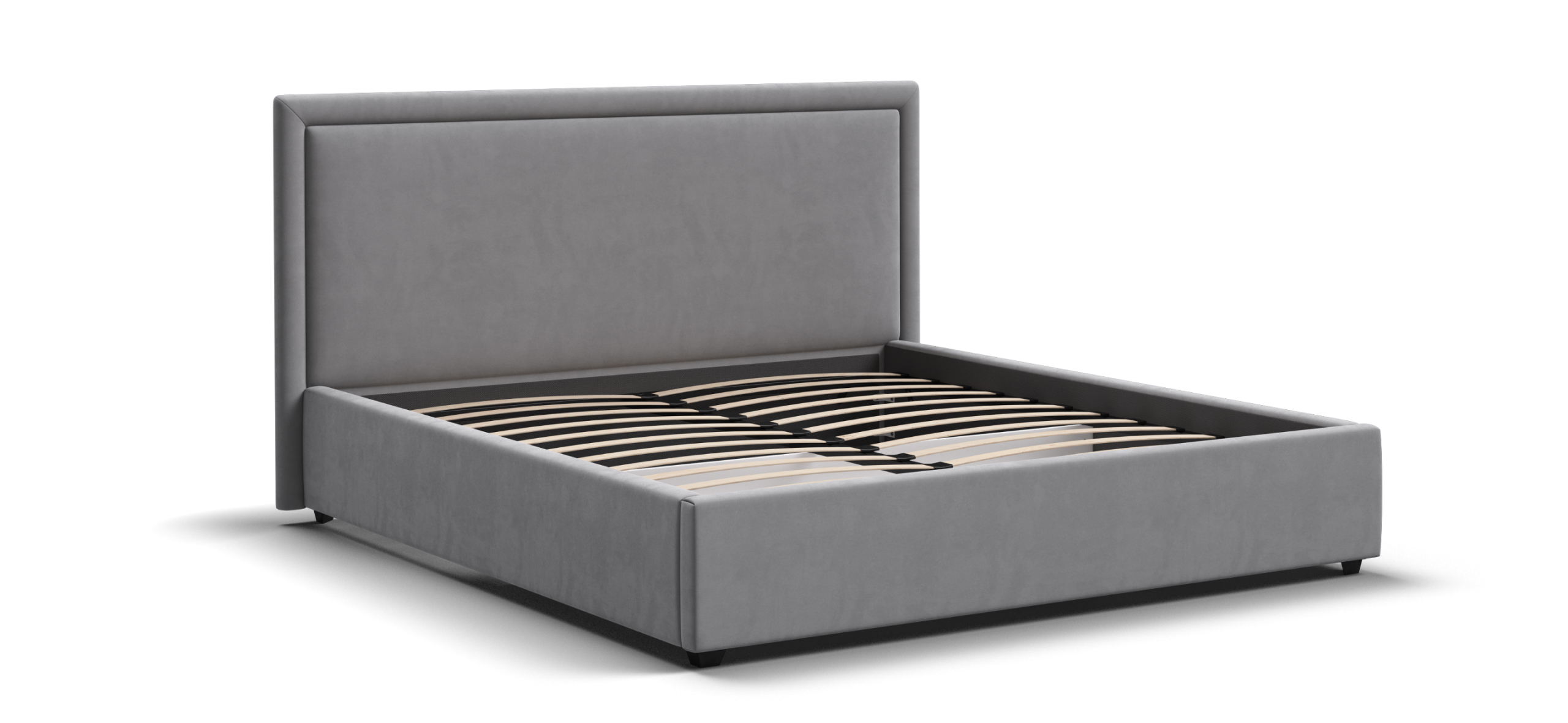 Кровать Фрея 160*200 с ПМ MONOLIT Сталь - купить в Озерце