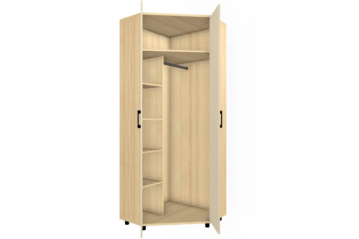 Шкаф для одежды и белья ШК-5015-АС-КМ (Ясень Асахи/Кашемир Матовый) в мебель-центре Озерцо