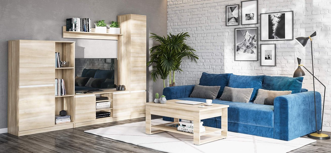 Журнальный стол LUX new Сонома - купить в Озерце