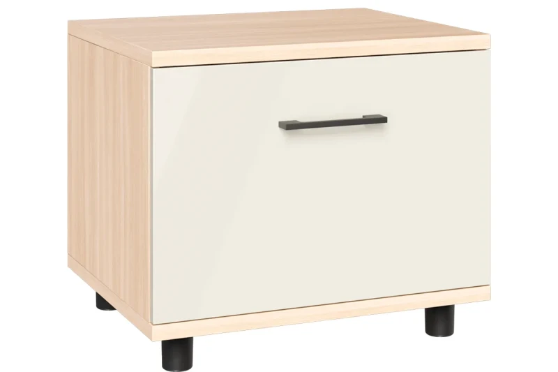 Тумба ТБ-5036-АС-КГ (Ясень Асахи/Кашемир Глянцевый) — Мебель-центр Озерцо