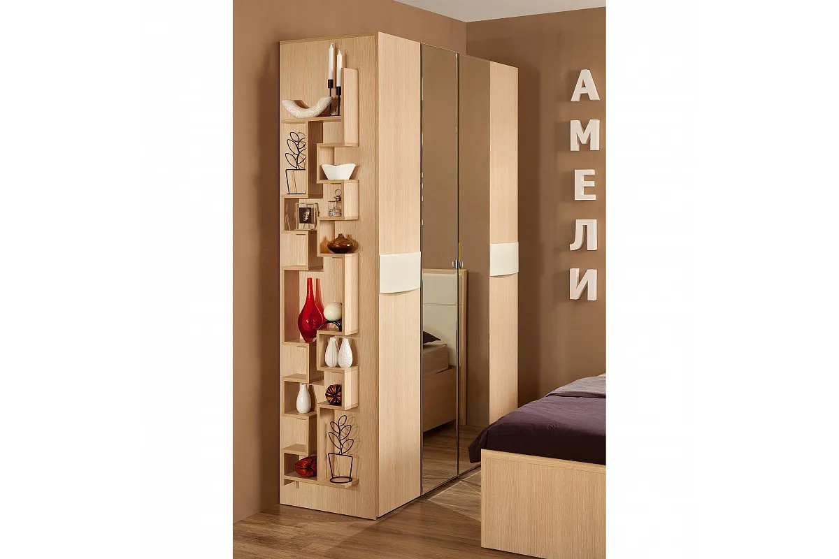 Стеллаж Twist Дуб Отбеленный в мебель-центре Озерцо