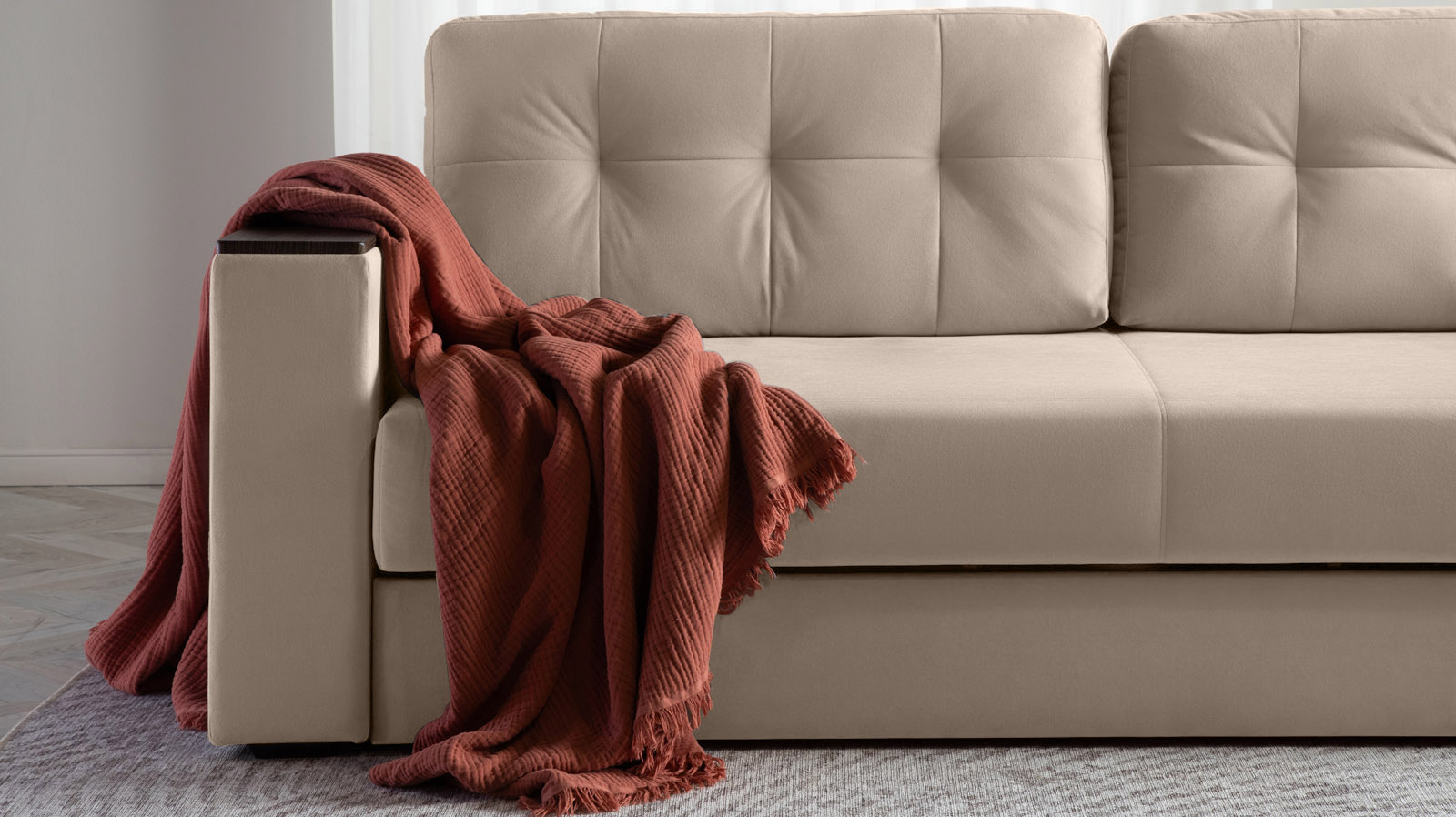 Диван Loko Pro Тк. Sky Velvet 03 113x243 — купить в Озерце