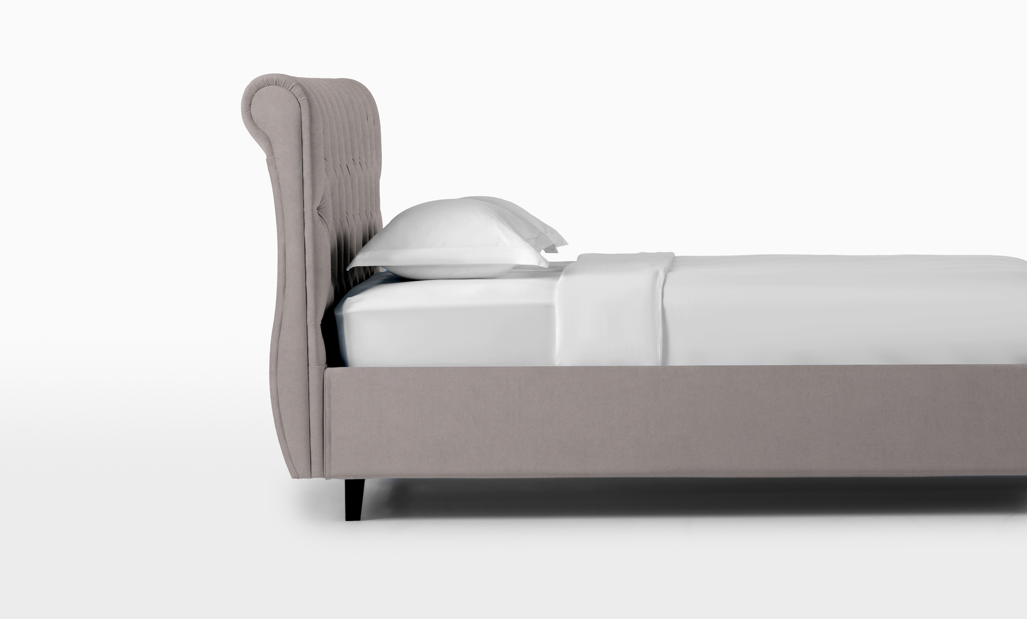 Кровать Allegro, ткань Casanova Grey, 160x200 - купить в Озерце