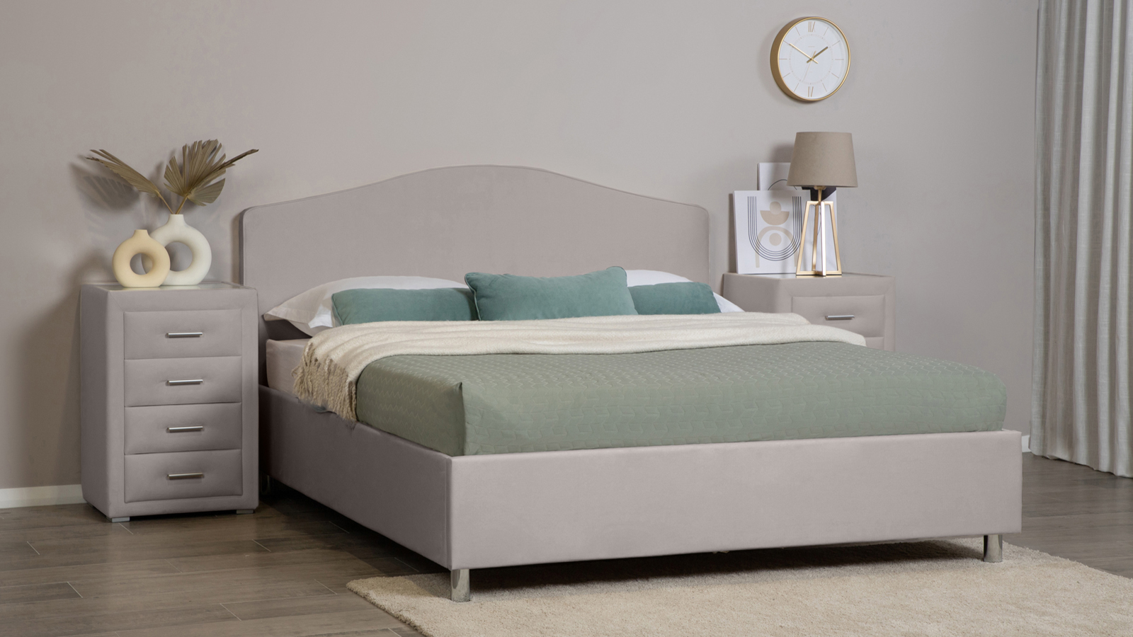 Кровать с подъемным механизмом Lira Box I, ткань Casanova Grey, 160x200 - купить в Озерце