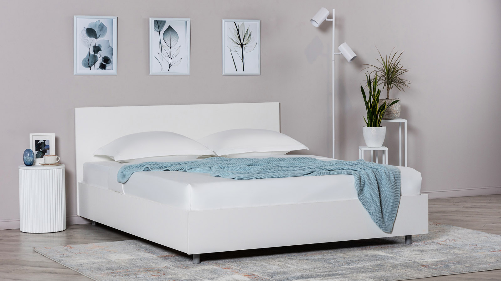 Кровать Story Pro, цвет Белый Премиум 90x200 - купить в Озерце