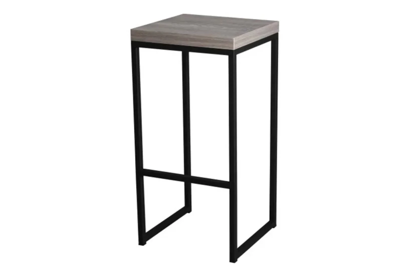 Табурет барный Лофт каркас черный муар, ЛДСП (Бетон Пайн) СРП 910 - купить в Озерце