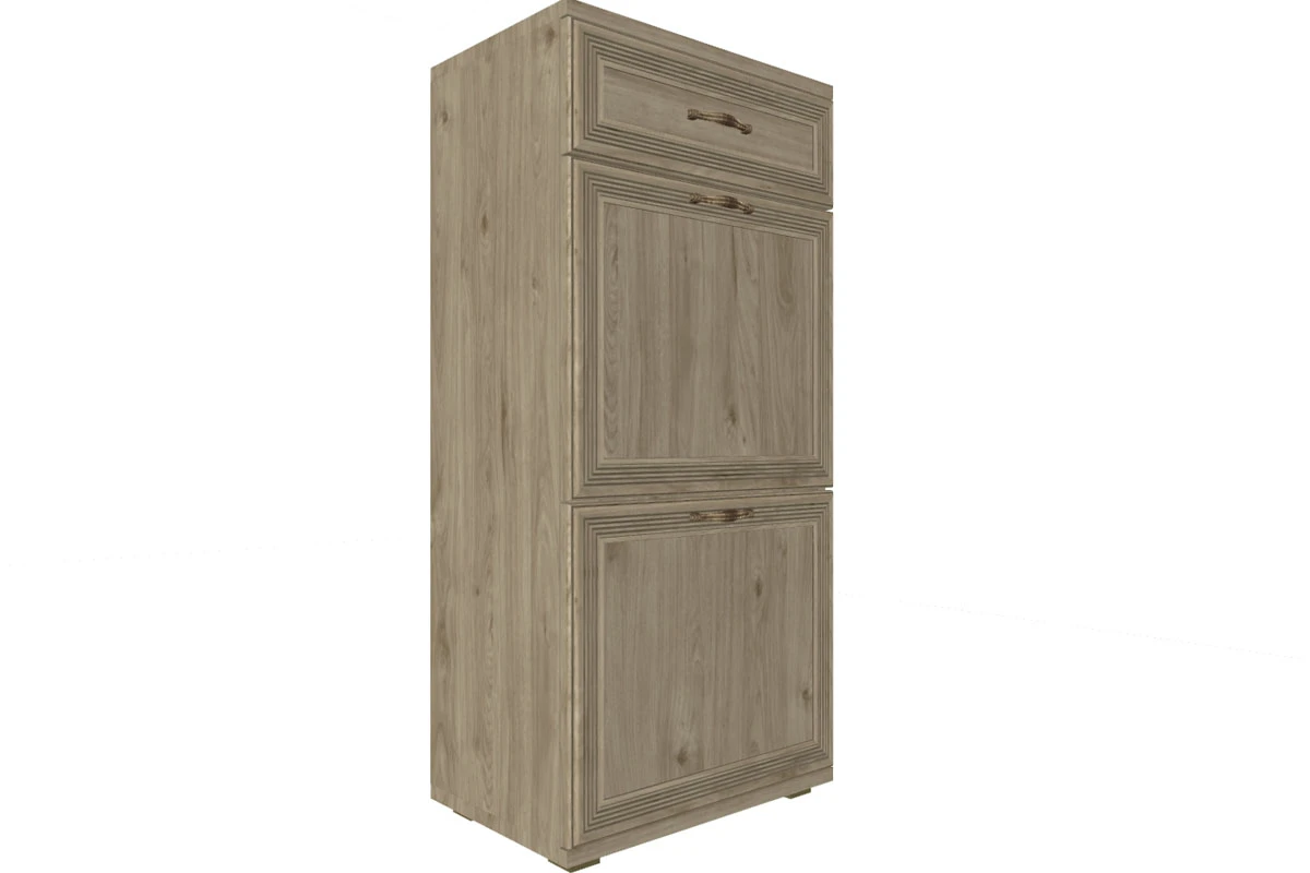 Готовый комплект для прихожей ПК-1002-ГС (Гикори Джексон светлый) — Мебель-центр Озерцо