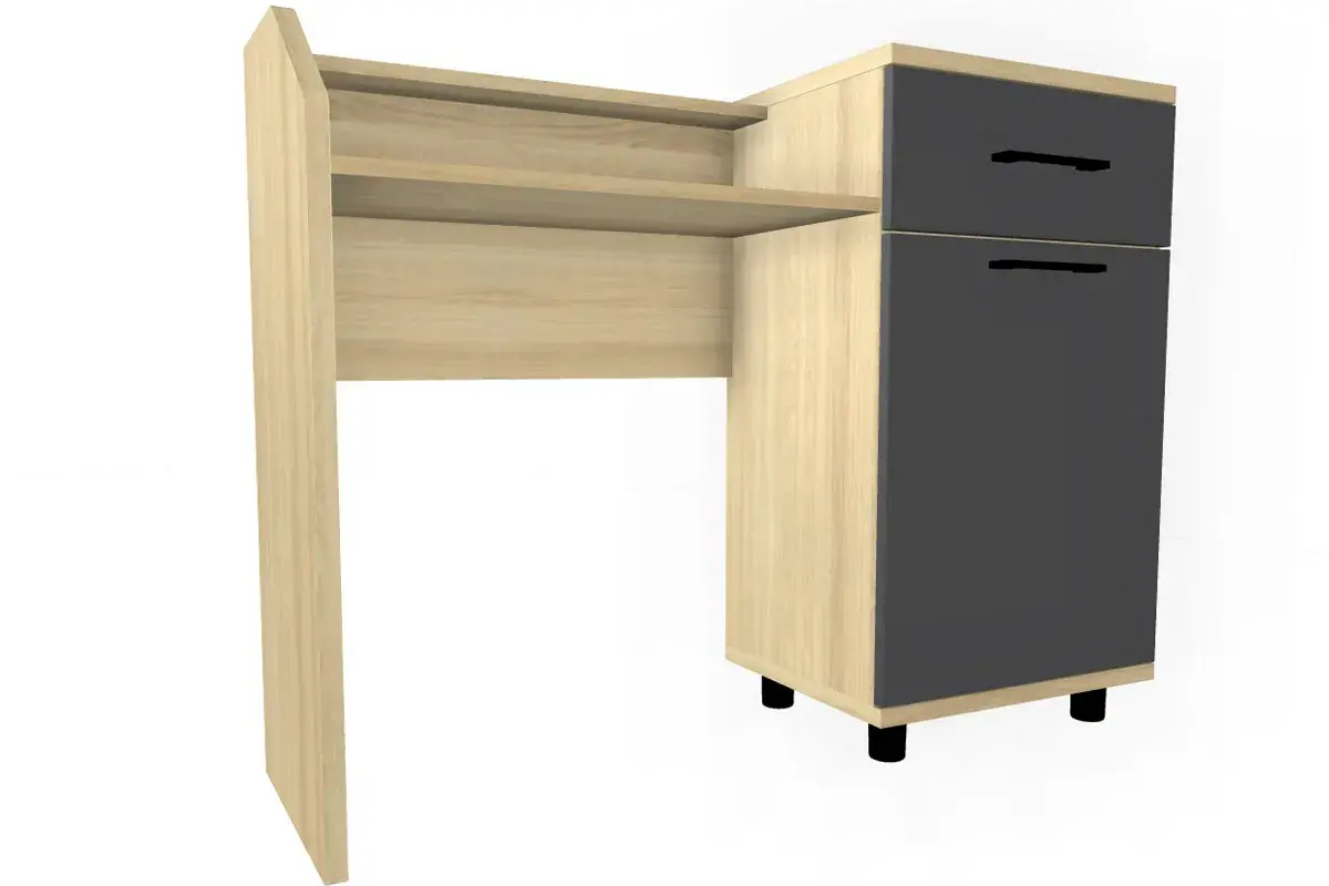 Спальня Грейс комплект 3 (Ясень Асахи/Антрацит матовый) - купить в Озерце