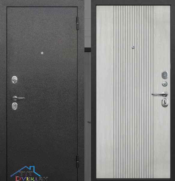 Nova серебро Антик серебро - Белый ясень