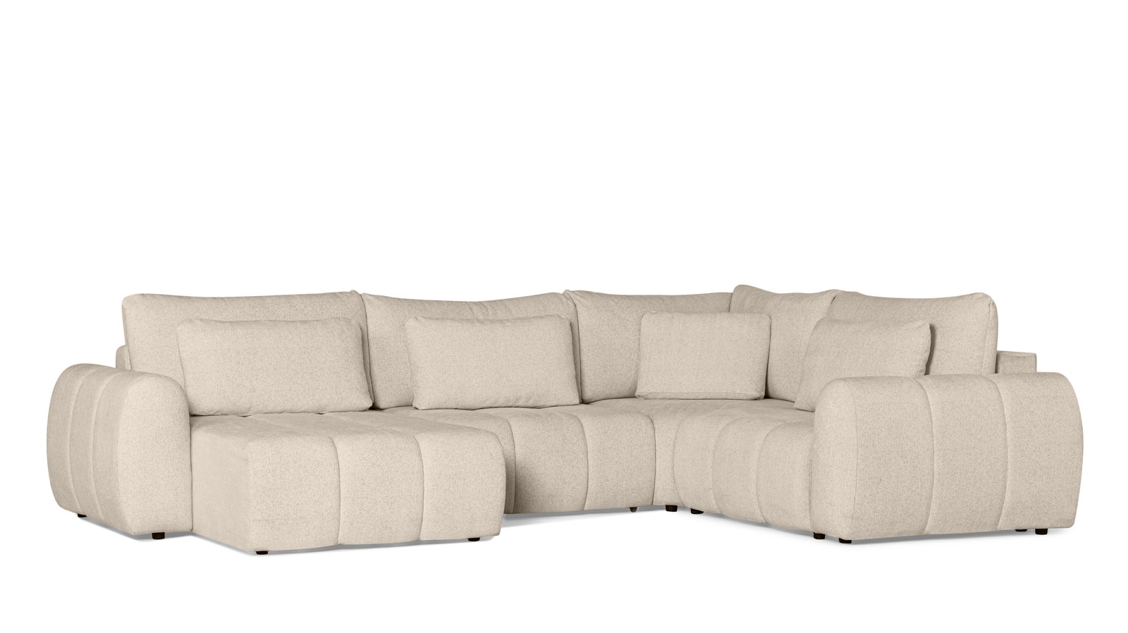 Диван -кровать П-образный Mellow-4 секц. ткань Raven 22 247x350 — купить в Озерце