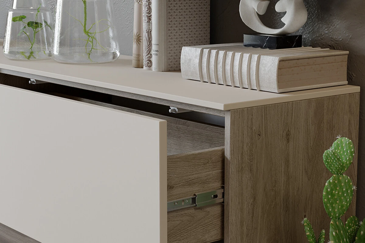 Гостиная Порто №4 ГН-393.004 (Баттл Рок/Сантьяго софт) — Мебель-центр Озерцо